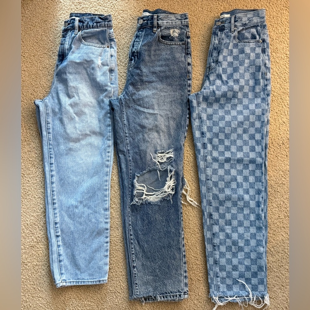 PacSun Women's Blue Jeans Trio